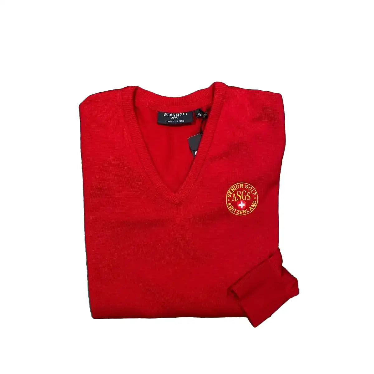 ASGS - Logopullover langarm, Rot
