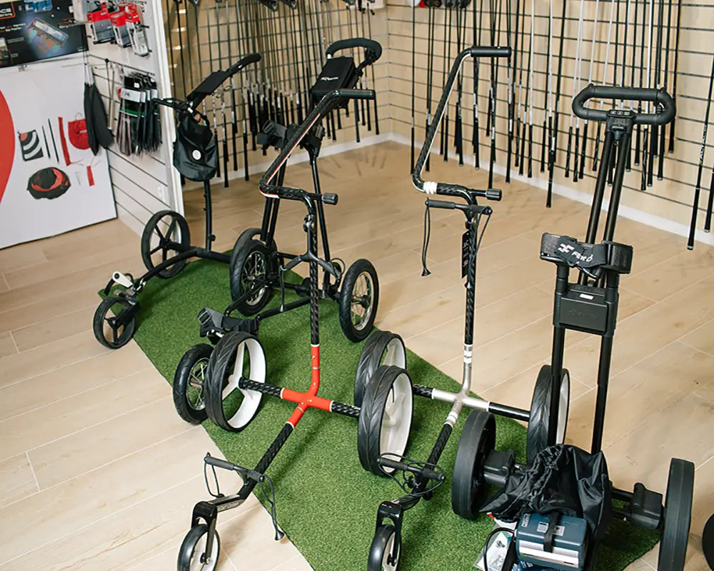 Golf Trolleys - City Golf Shop by Andrej Kübli
