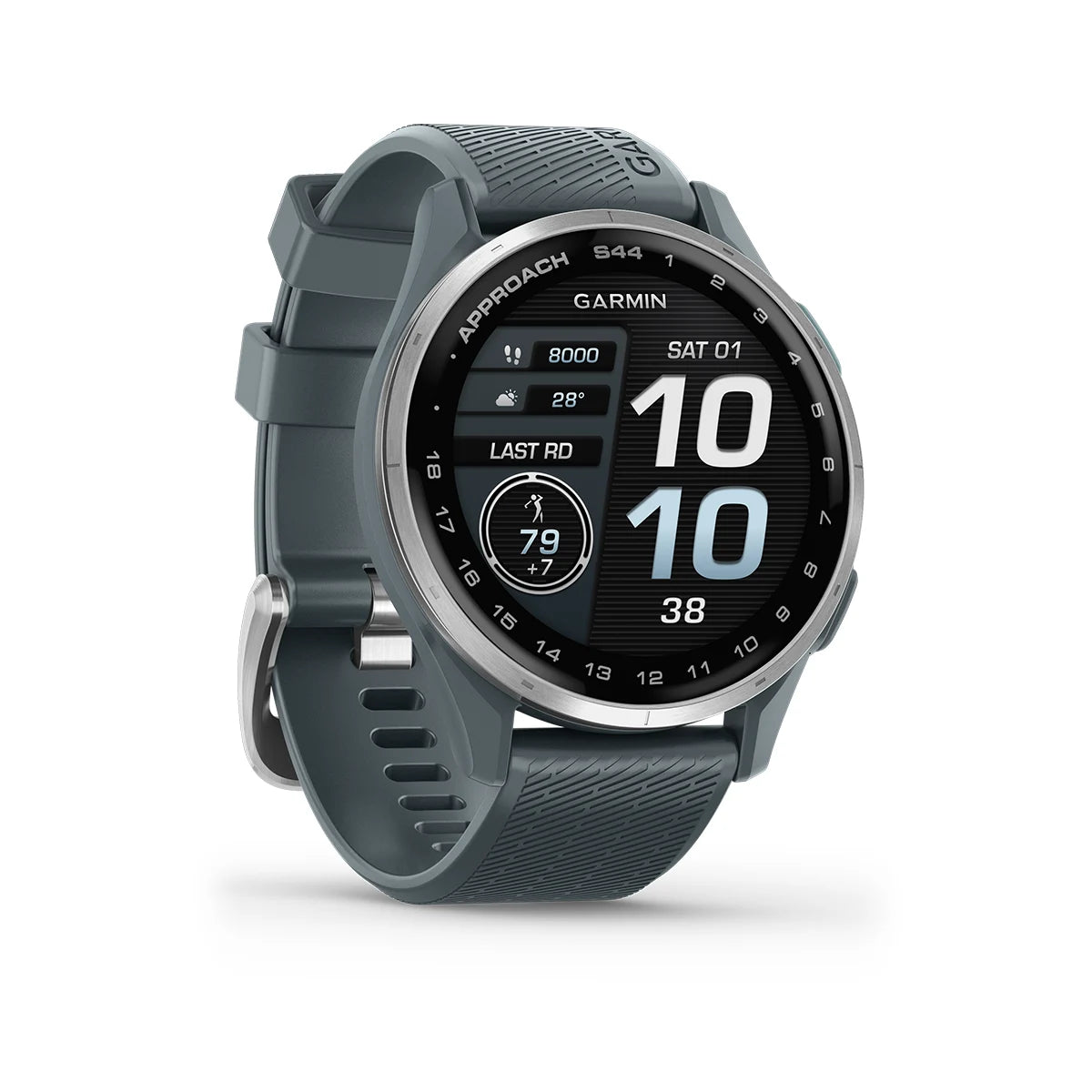 Garmin S44 GPS Uhr , Twilight / silber Aluminium