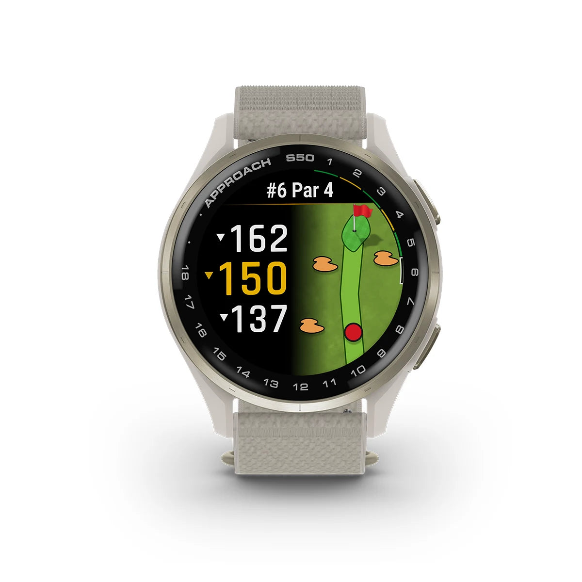 Garmin S50 Elfenbein / Cremegolf Aluminium
