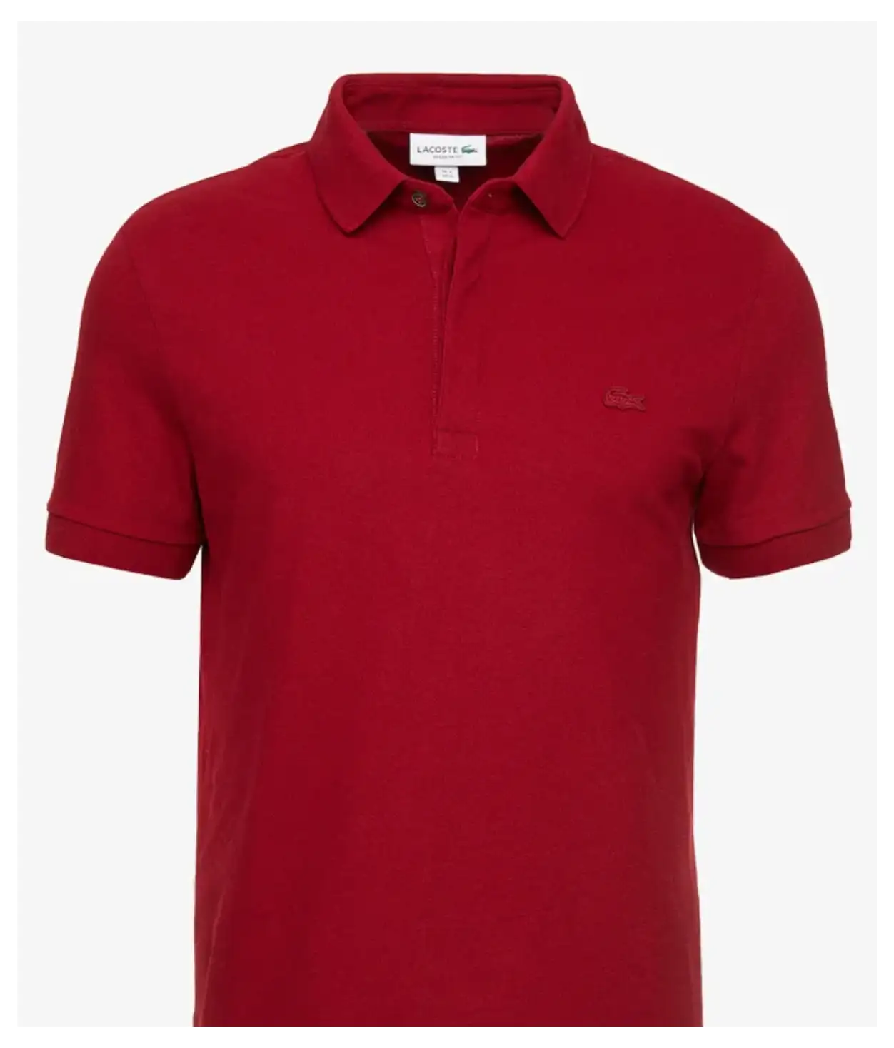 Lacoste Polo-Shirt Baumwoll-Pique bordeaux