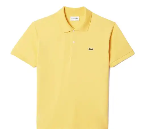 Lacoste Polo kurzarm Cotton Pique gelb