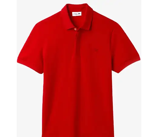Lacoste Polo kurzarm Cotton Pique rot