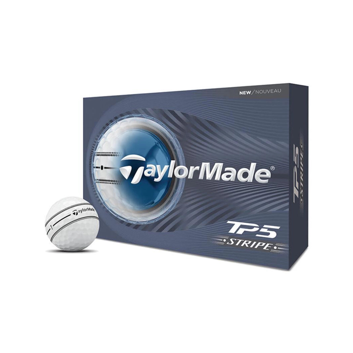 Taylor Made TP5 Stripe Ball weiss (2026)