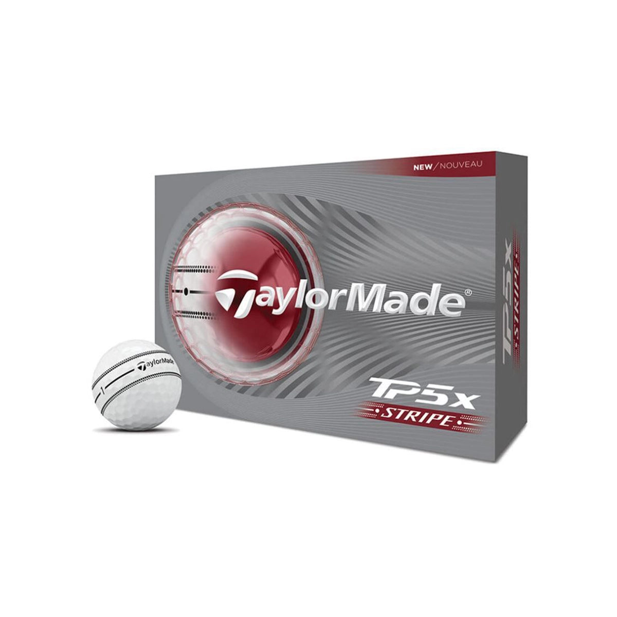 Taylor Made TP5X Stripe Ball weiss (2026)