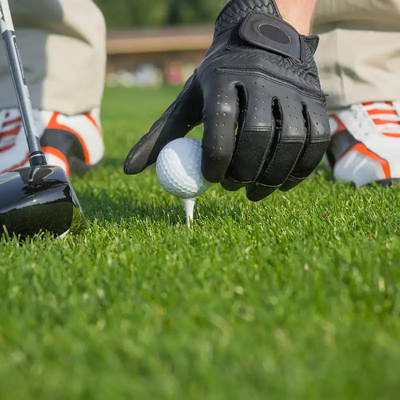 Golfausstattung in Aktion