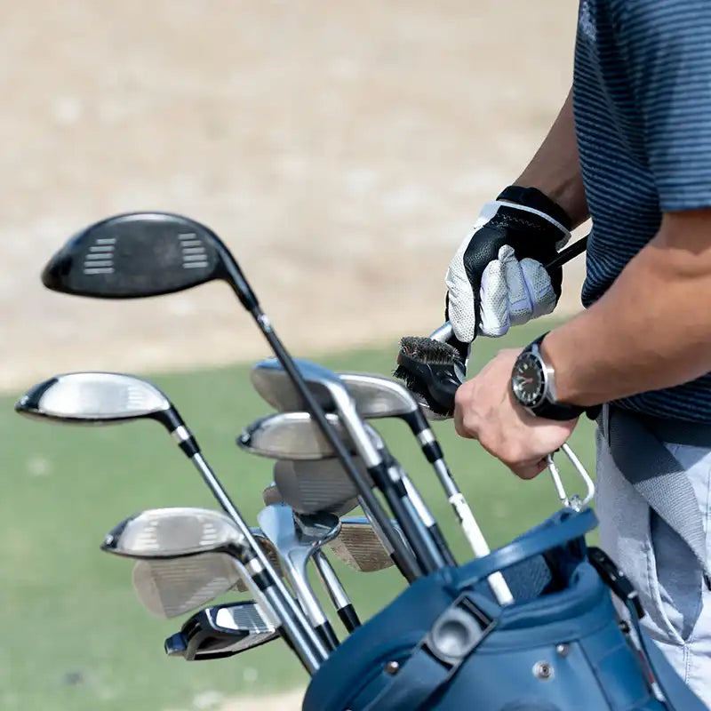 Golfbag mit Golfschlägern