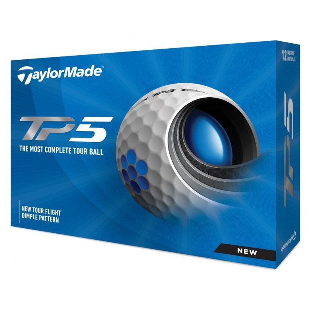 Taylor Made TP5 Ball weiss