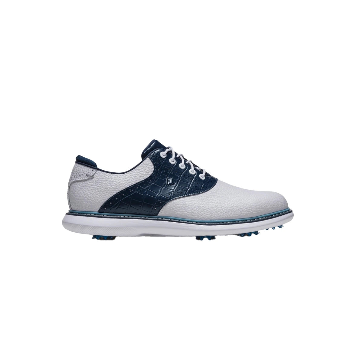 FJ Footjoy Traditions Herren white/navy/blue