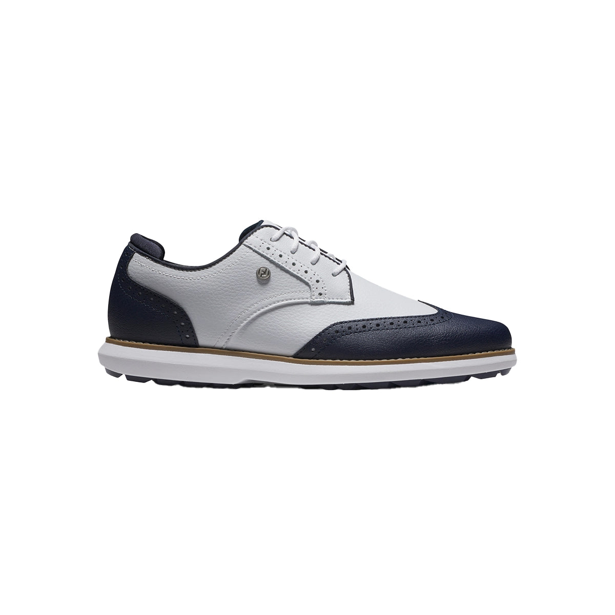 Footjoy Traditions SL Wing Tip Ladies white/navy/white - City Golf Shop by Andrej Kübli