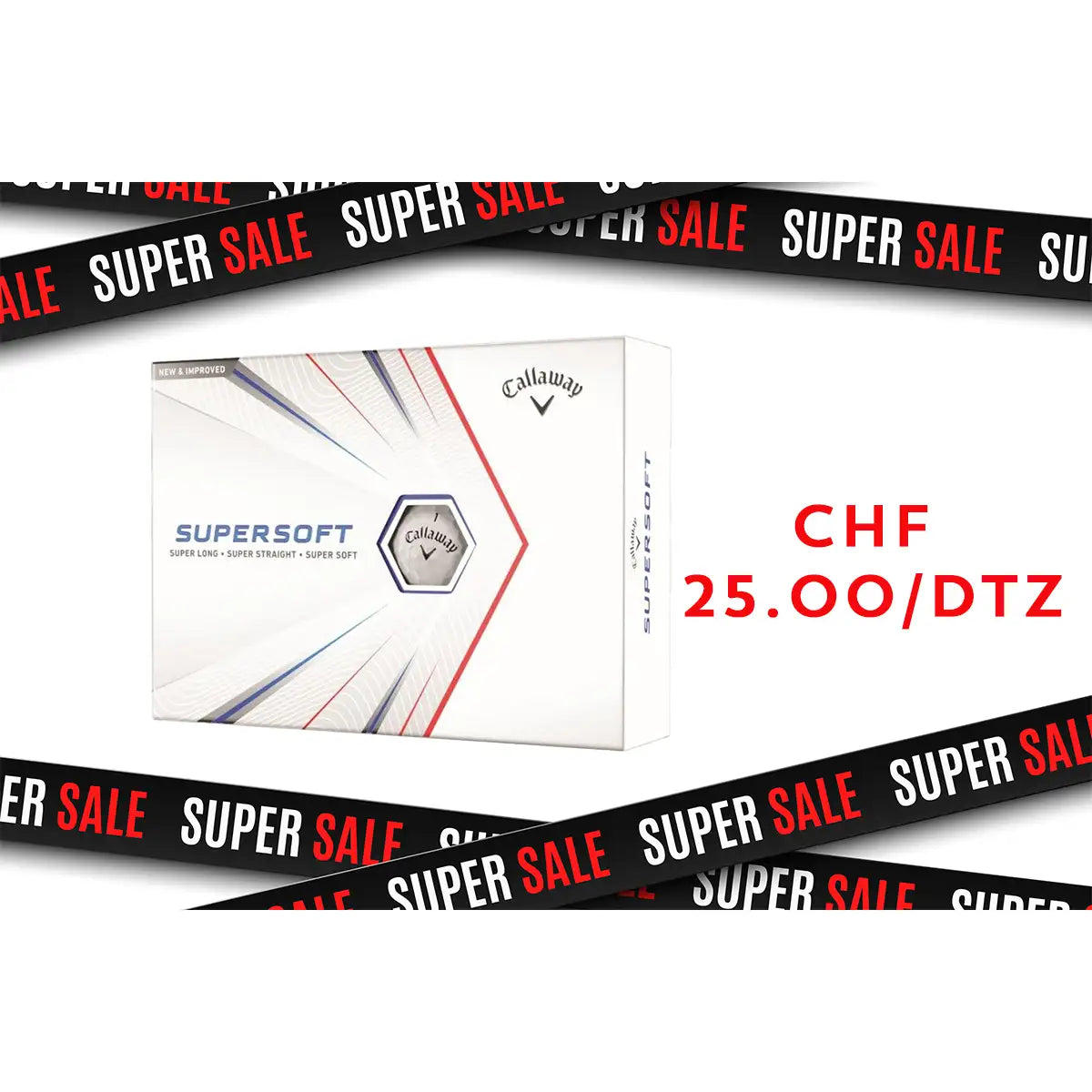 SUPERSALE!! Callaway Supersoft Dtz.