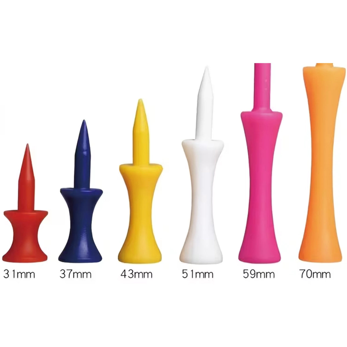 Silverline Step-Tee 70mm Kunststoff